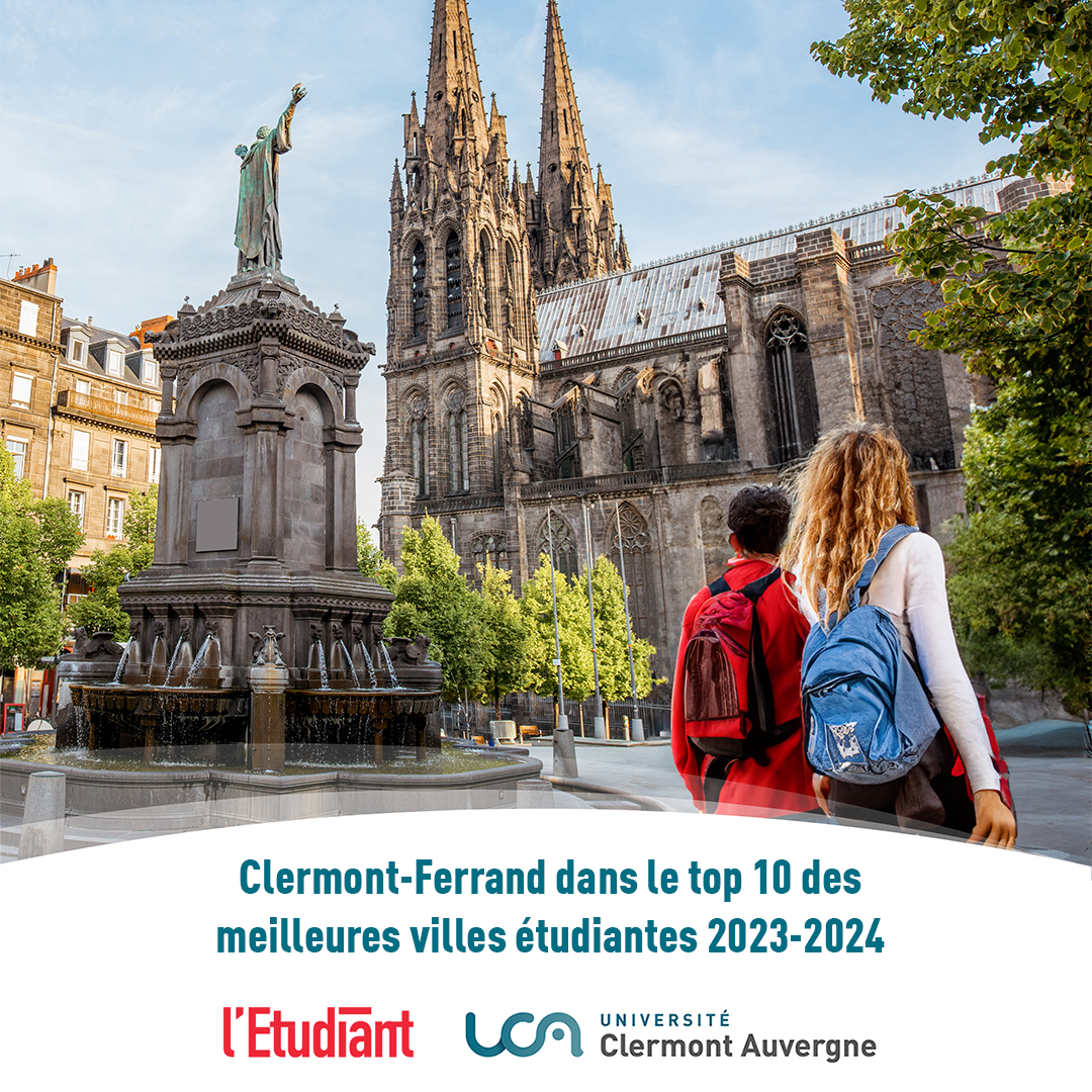 Clermont -Ferrand dans le top 10 des meilleures villes tudiantes 2023-2024